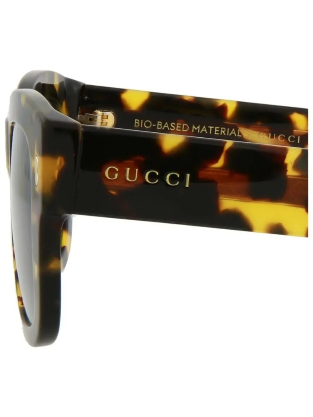 New Gucci Mens Square/Rectangle Havana Havana Grey Fashion Designer Sunglasses